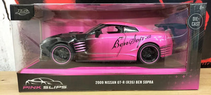 Jada Toys 1/24 Nissan GT-R Ben Sopra Pink Slips