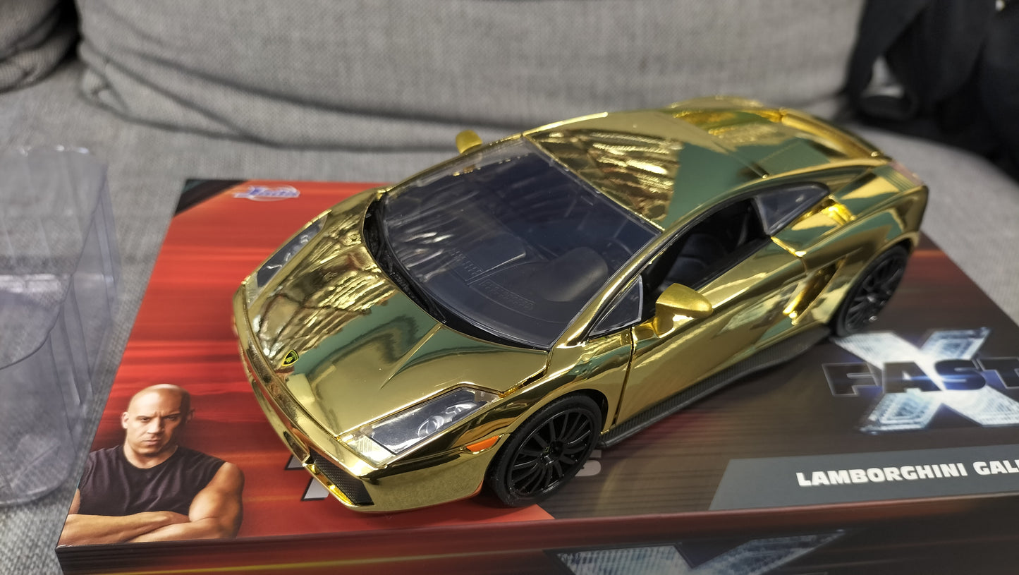 Jada Toys 1/24 Lamborghini Gallardo Plated Gold