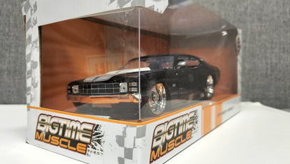 Jada Toys 1/24 Chevy Chevelle 1971 Black Big Time Muscle