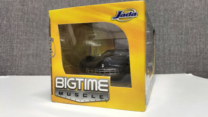 Jada Toys 1/24 Chevy Corvette Stingray Concept Black 2009 Big Time Muscle