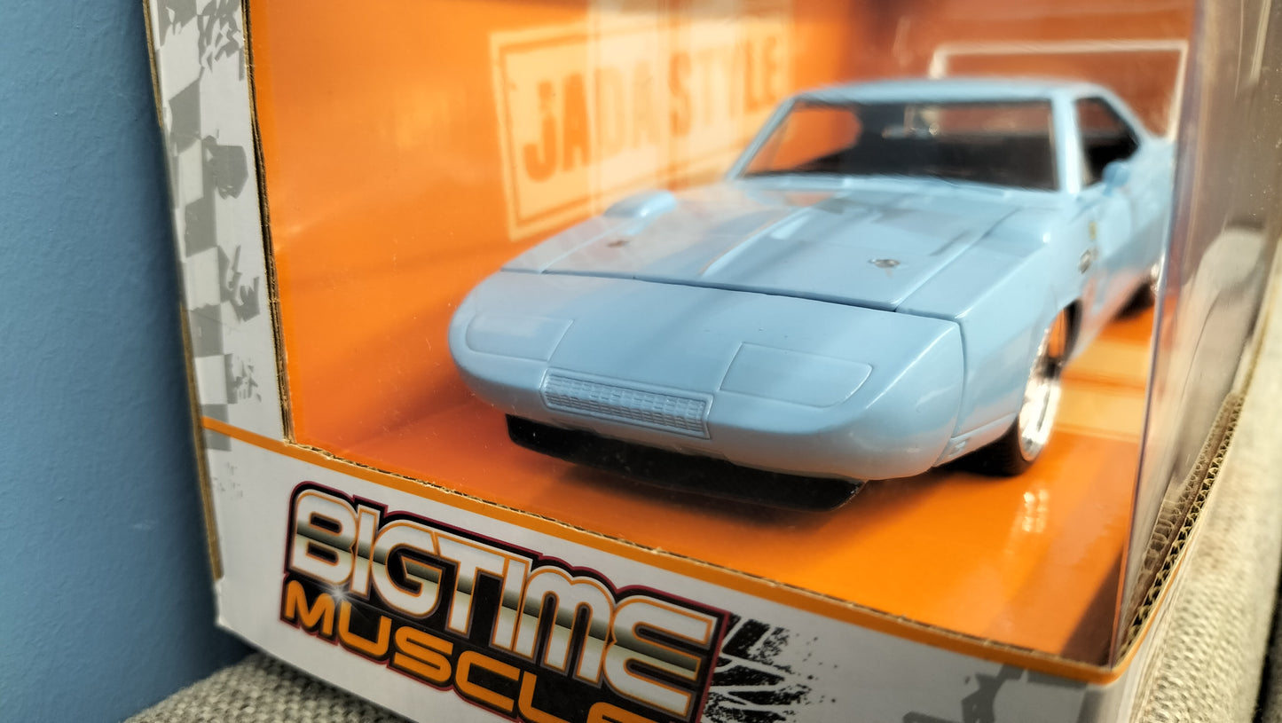 Jada Toys 1/24 Dodge Charger Daytona 1969 Oceanic Blue Big Time Muscle