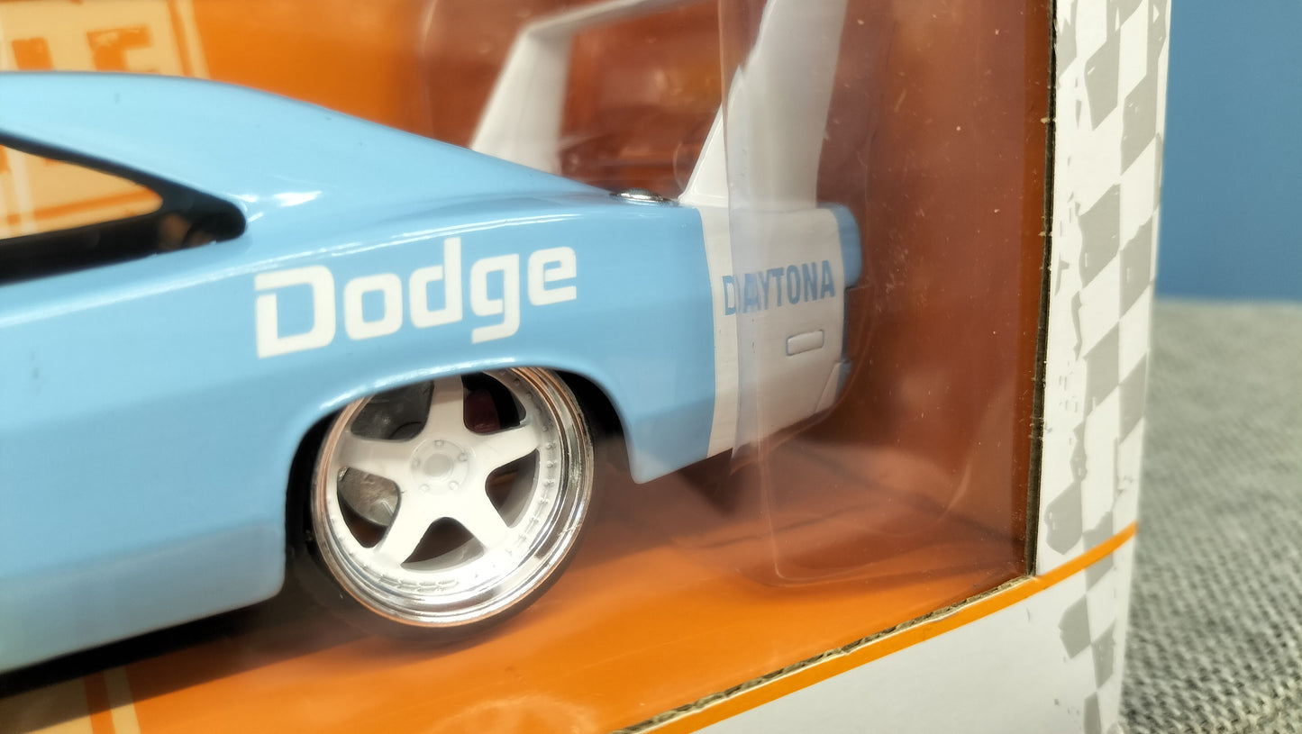 Jada Toys 1/24 Dodge Charger Daytona 1969 Oceanic Blue Big Time Muscle