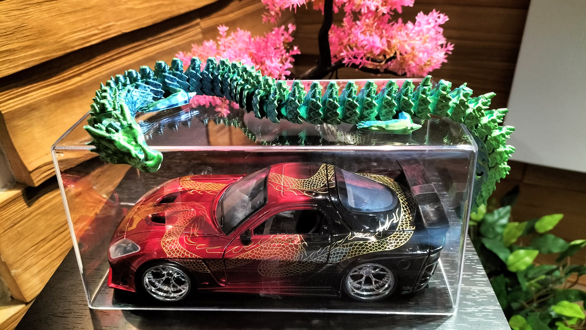 Jada Toys 1/24 Mazda RX-7 Widebody 1995 Year Of Dragon Pink Slips