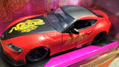 Jada Toys 1/24 Toyota Supra GR 2020 Year of Dragon Pink Slips