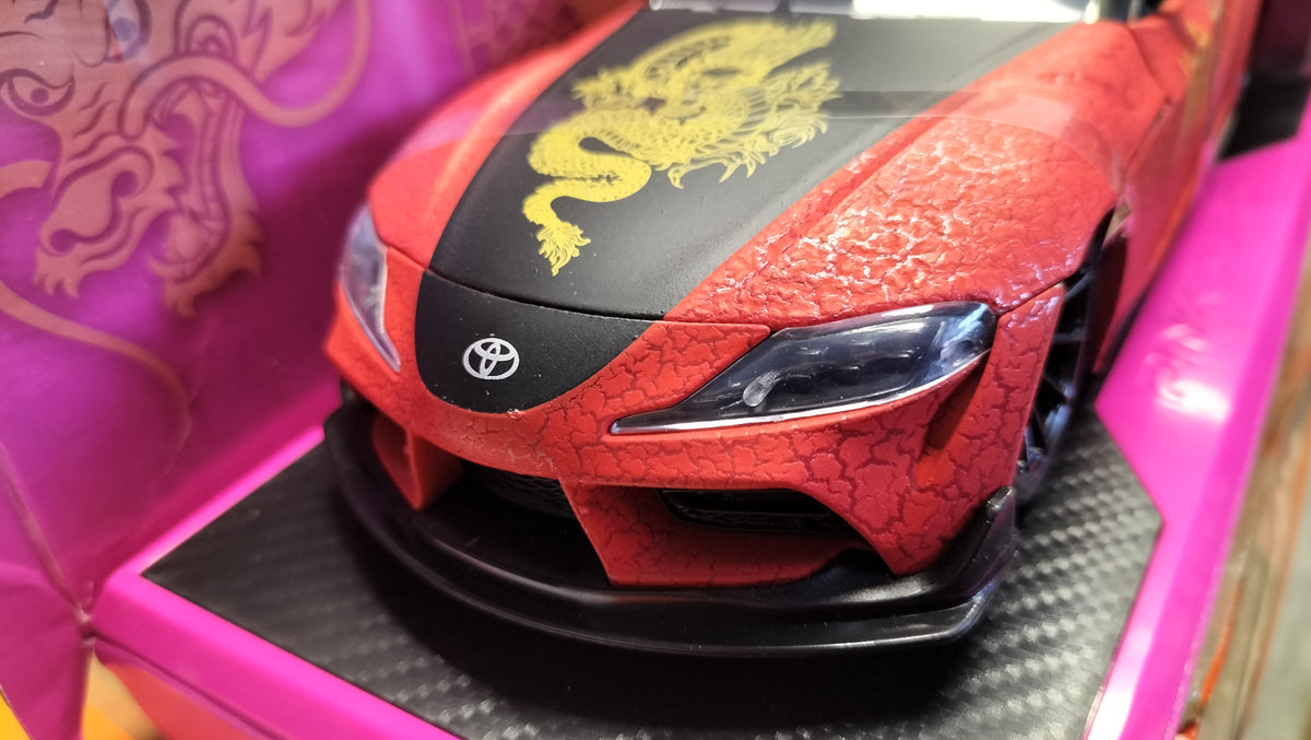 Jada Toys 1/24 Toyota Supra GR 2020 Year of Dragon Pink Slips