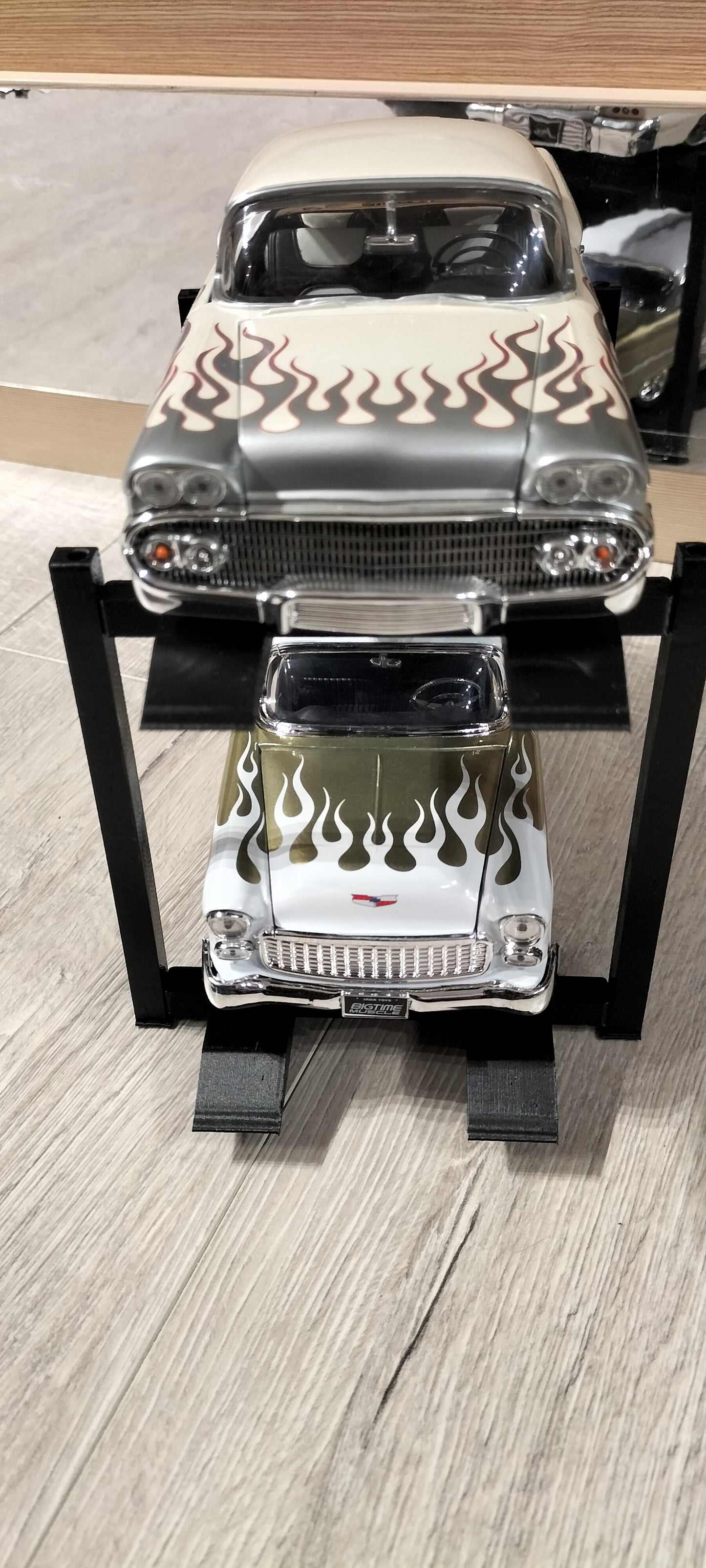 Custom Design 1/24 Stojak Podnośnik na 2 modele + najazdy