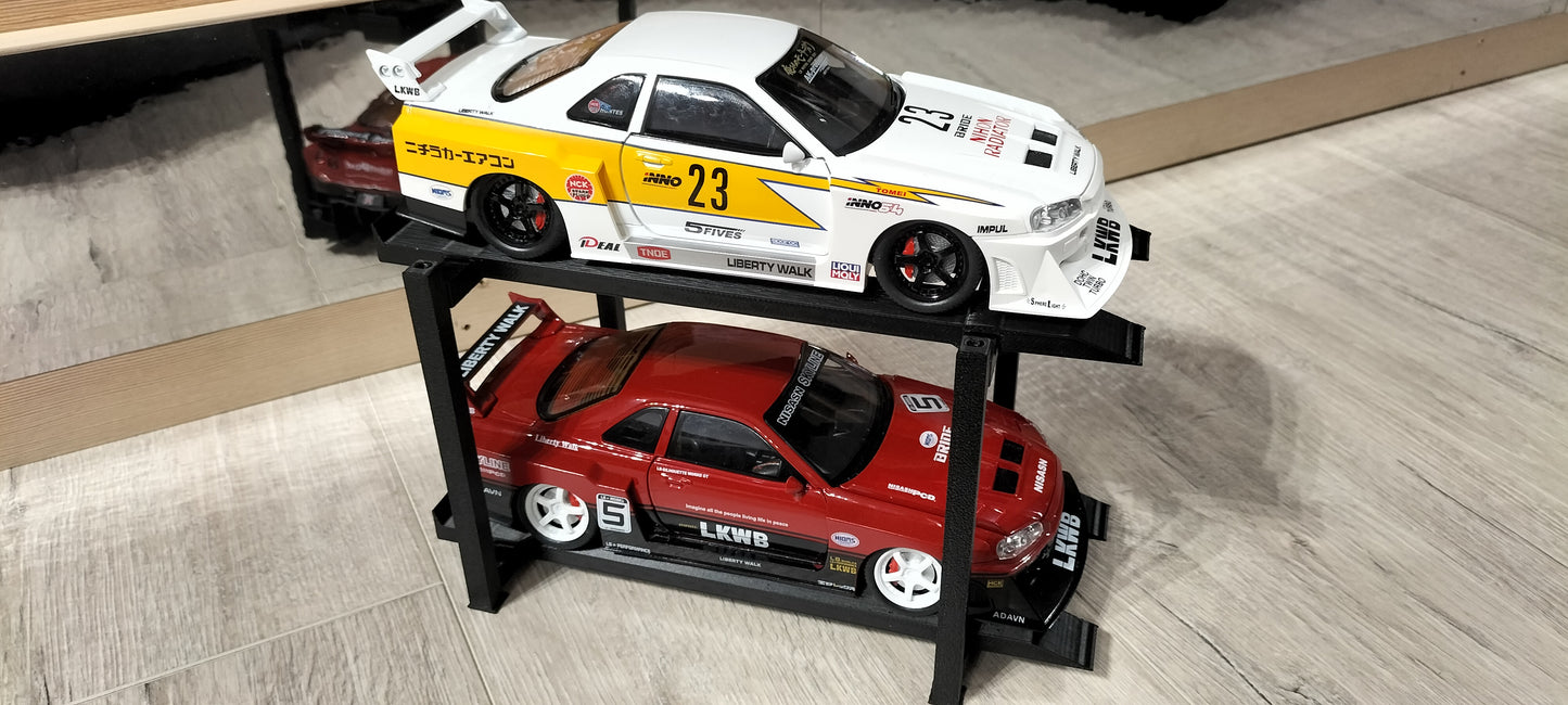 Custom Design 1/24 Stojak Podnośnik na 2 modele + najazdy