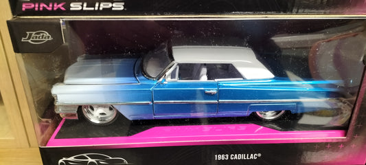 Jada Toys 1/24 Cadillac 1963 Pink Slips
