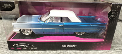 Jada Toys 1/24 Cadillac 1963 Pink Slips