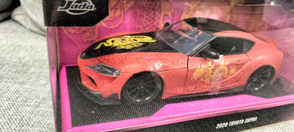 Jada Toys 1/24 Toyota Supra GR 2020 Year of Dragon Pink Slips
