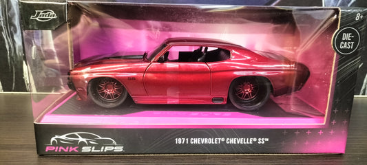 Jada Toys 1/24 Chevy Chevelle SS Dark Red 1971 Pink Slips
