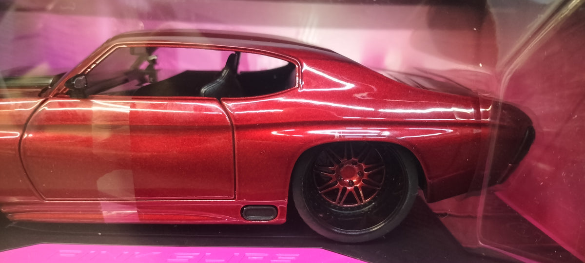 Jada Toys 1/24 Chevy Chevelle SS Dark Red 1971 Pink Slips