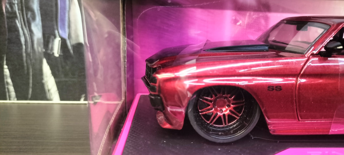 Jada Toys 1/24 Chevy Chevelle SS Dark Red 1971 Pink Slips
