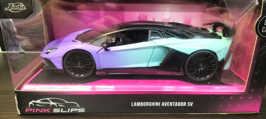 Jada Toys 1/24 Lamborghini Aventador SV Pink Slips