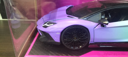 Jada Toys 1/24 Lamborghini Aventador SV Pink Slips