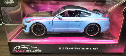 Jada Toys 1/24 Ford Mustanf Shelby GT-500 2020 Pink Slips
