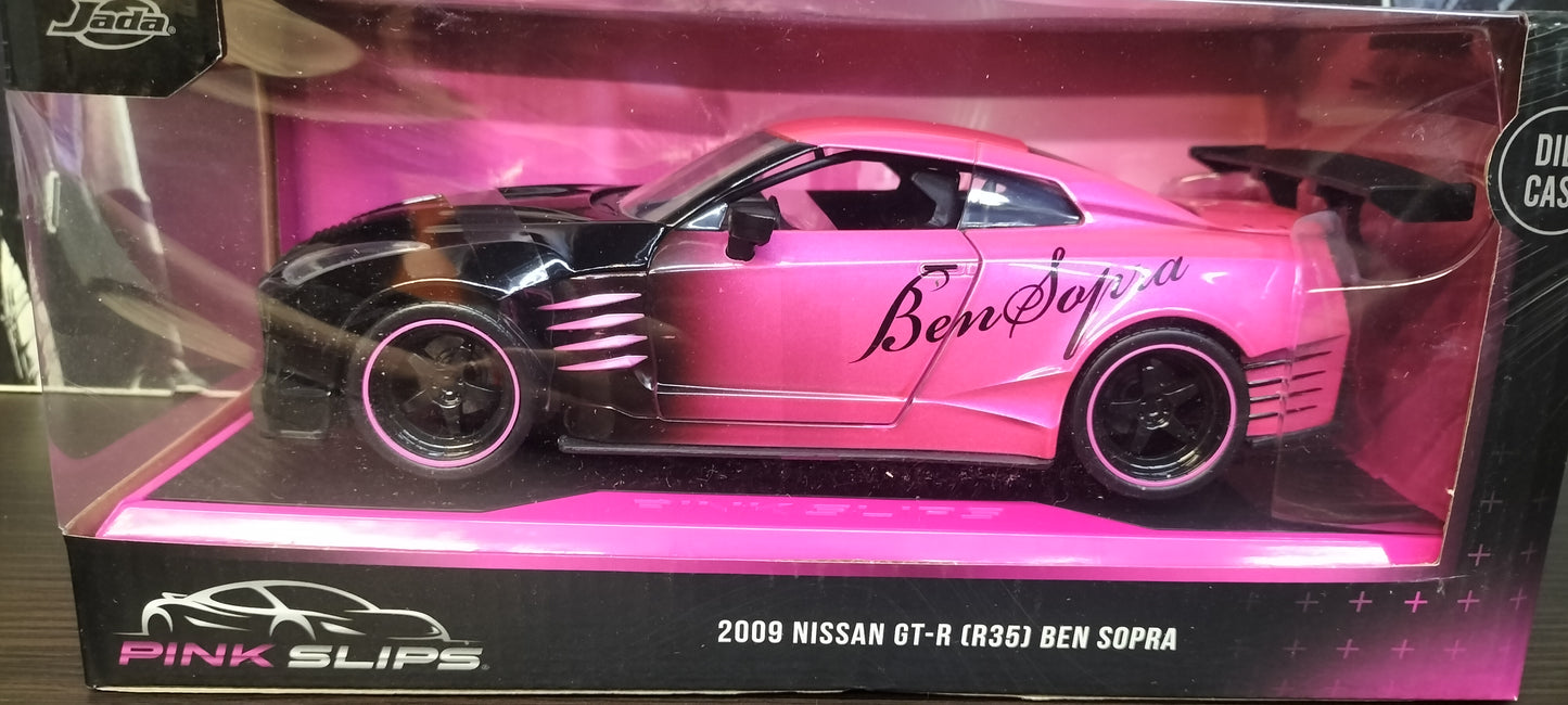 Jada Toys 1/24 Nissan GT-R Ben Sopra Pink Slips