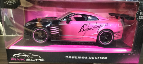 Jada Toys 1/24 Nissan GT-R Ben Sopra Pink Slips