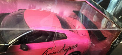 Jada Toys 1/24 Nissan GT-R Ben Sopra Pink Slips