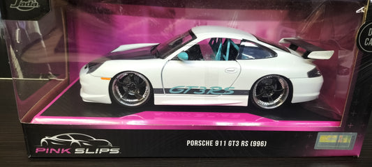 Jada Toys 1/24 Porsche 911 GT3 RS 996 Pink Slips