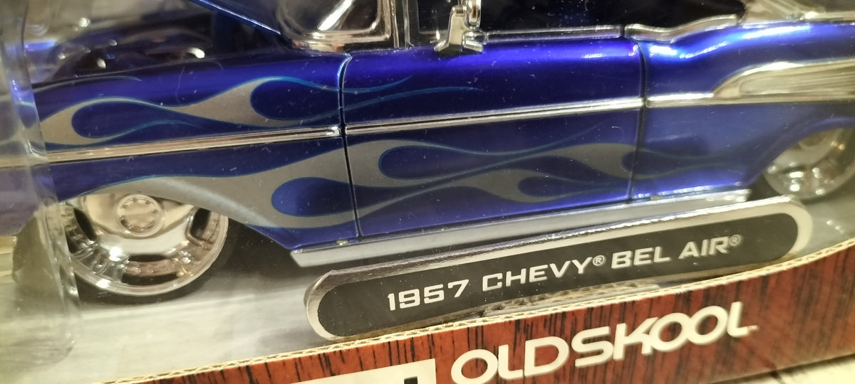 Jada Toys 1/24 Chevy Bel-Air Flame Blue 1957 Dub City