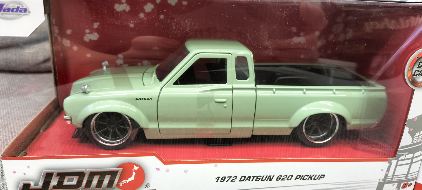 Jada Toys 1/24 Datsun 620 Pickup 1972 Olive JDM