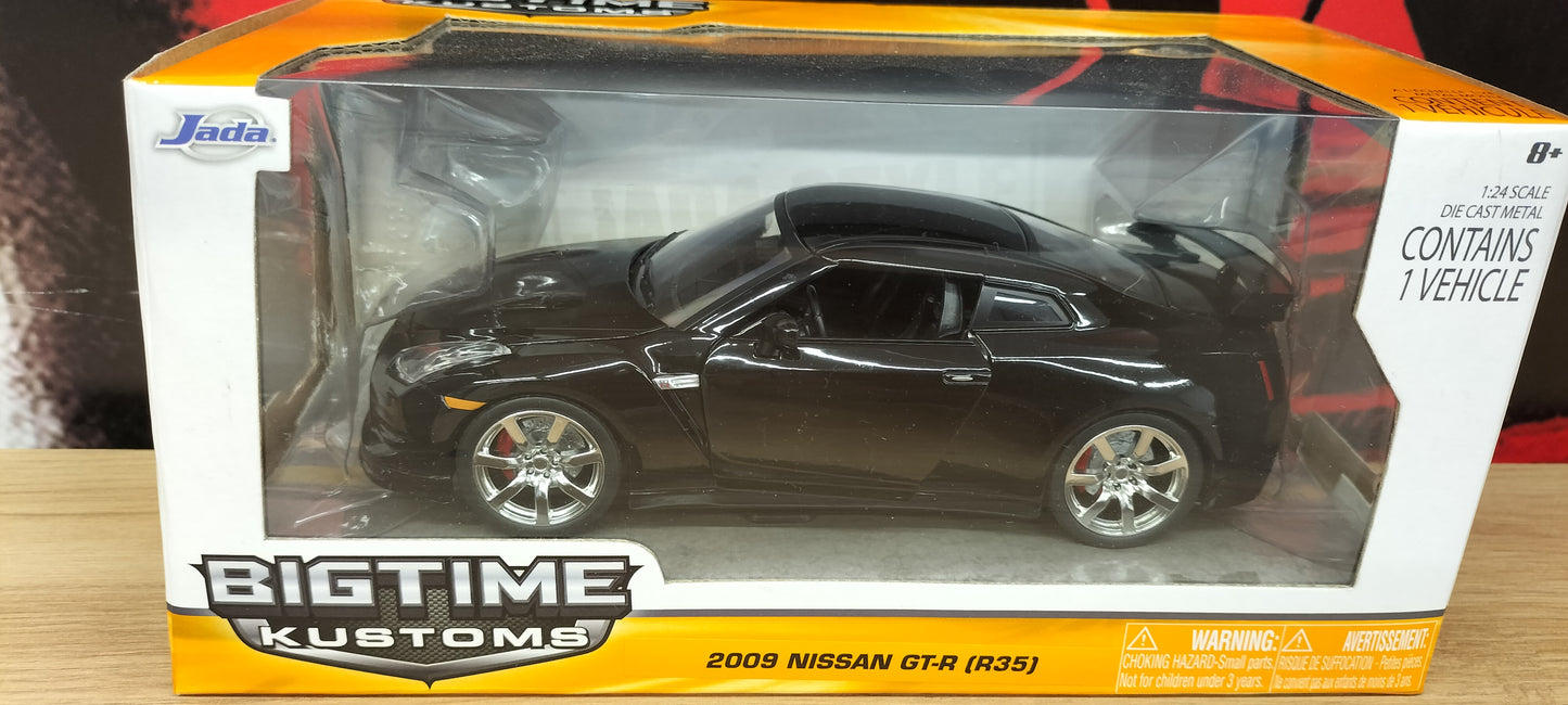 Jada Toys 1/24 Nissan GT-R R35 Black JDM