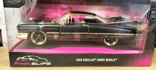 Jada Toys 1/24 Cadillac Coupe Deville 1959 Pink Slips