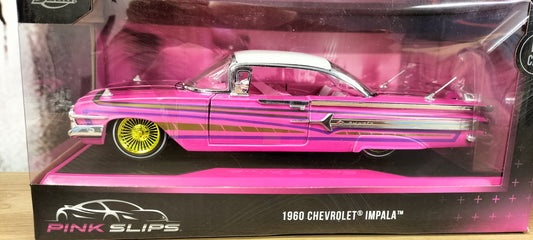 Jada Toys 1/24 Chevy Impala 1960 Pink Slips