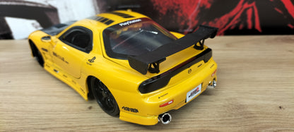 Jada Toys 1/24 Mazda RX-7 FD3S Yellow Custom JDM