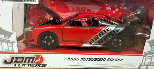 Jada Toys 1/24 Mitsubishi Eclipse Bridge Red 1995 JDM