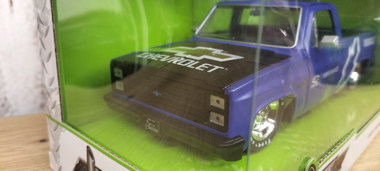 Jada Toys 1/24 Chevy C-10 Performance Blue 1985 Just Truck