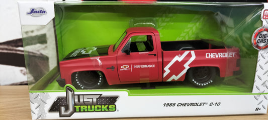 Jada Toys 1/24 Chevy C-10 Performance Red 1985 Just Truck