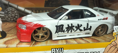 Jada Toys 1/24 Nissan Skyline GT-R R34 RYU 2002 Japan JDM
