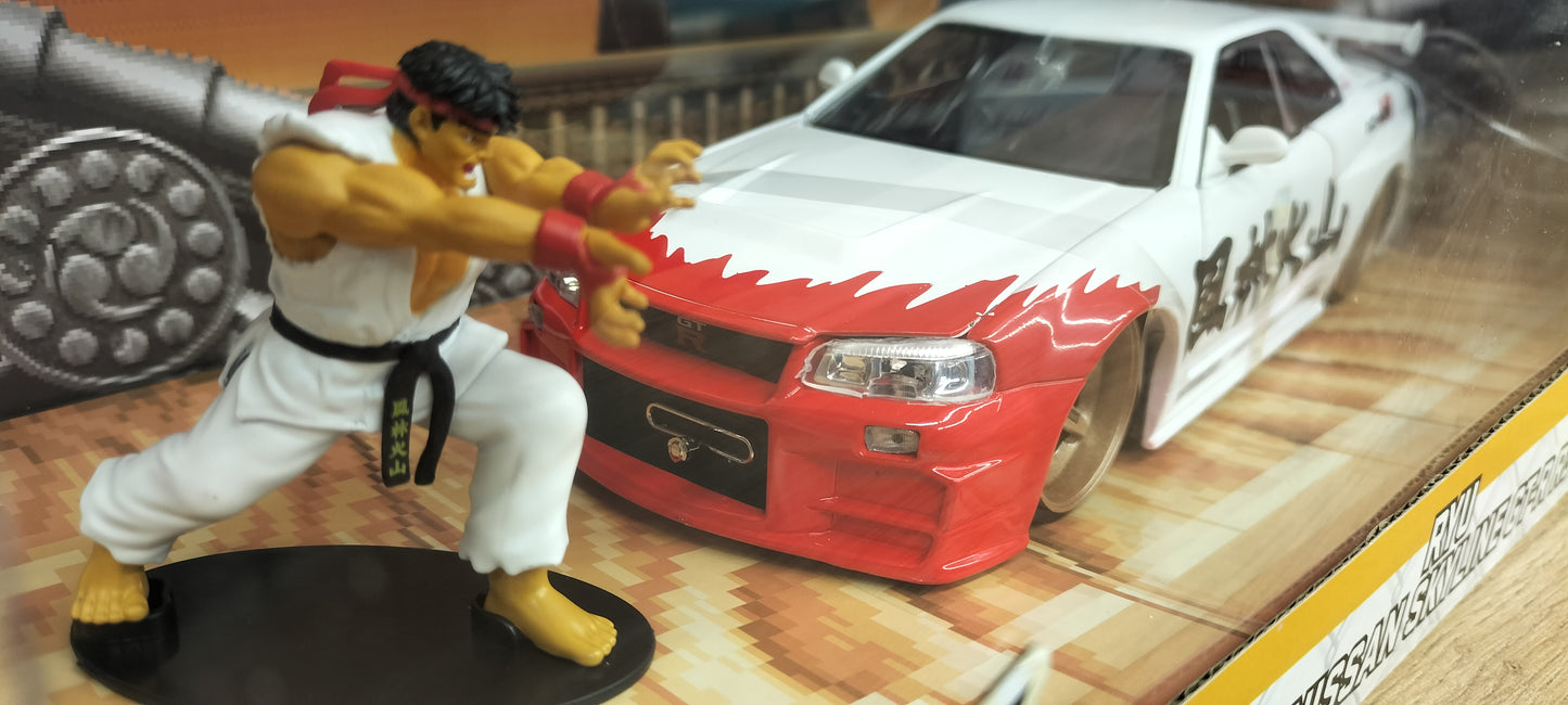 Jada Toys 1/24 Nissan Skyline GT-R R34 RYU 2002 Japan JDM