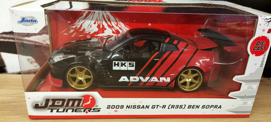 Jada Toys 1/24 Nissan GT-R R35 Advan Ben Sopra JDM