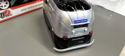 Greenlight 1/24 Bambi Silver Black Przyczepa Kemping