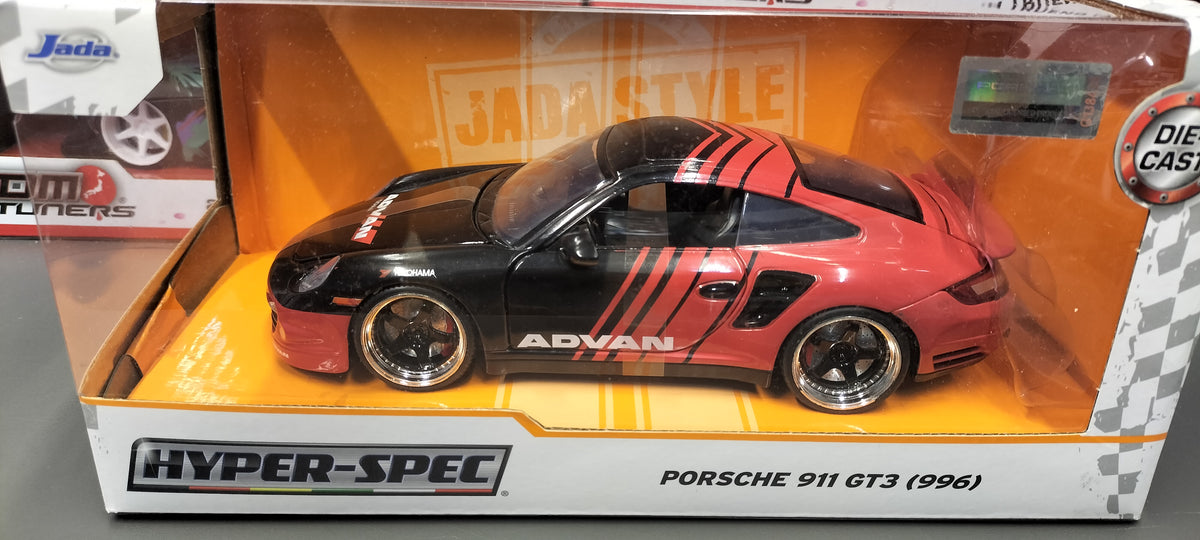 Jada Toys 1/24 Porsche 911 GT3 996 Advan Big Time Muscle