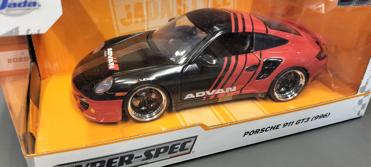 Jada Toys 1/24 Porsche 911 GT3 996 Advan Big Time Muscle
