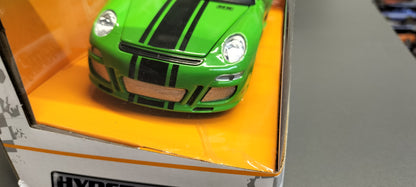 Jada Toys 1/24 Porsche 911 GT3 996 Custom Green Falken Big Time Muscle
