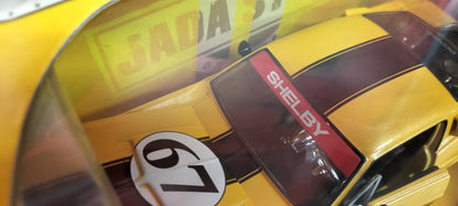 Jada Toys 1/24 Ford Mustang Shelby GT-500KR 1967 Yellow Race Big Time Muscle