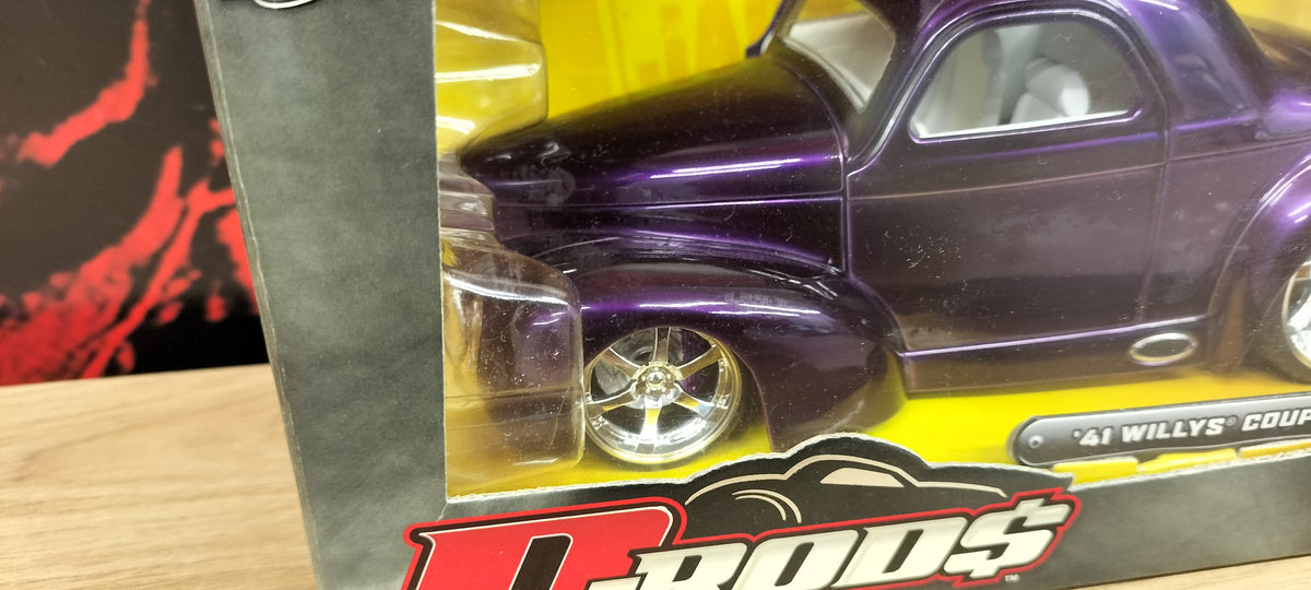 Jada Toys 1/24 Willys Coupe Purple 1940 D-Rods