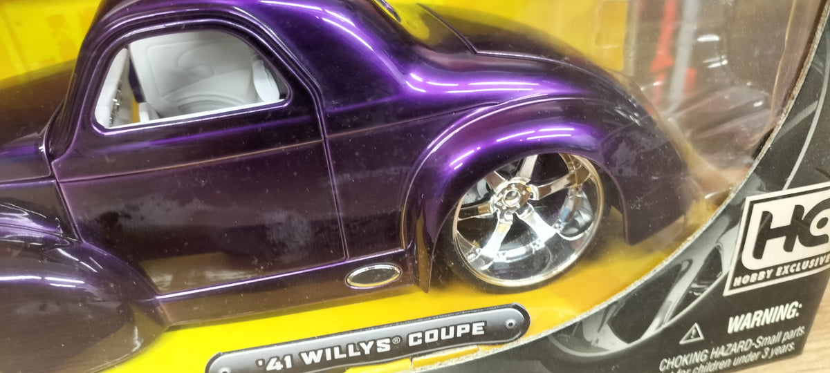 Jada Toys 1/24 Willys Coupe Purple 1940 D-Rods