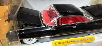 Jada Toys 1/24 Cadillac Coupe Deville 1959 Black Dub City