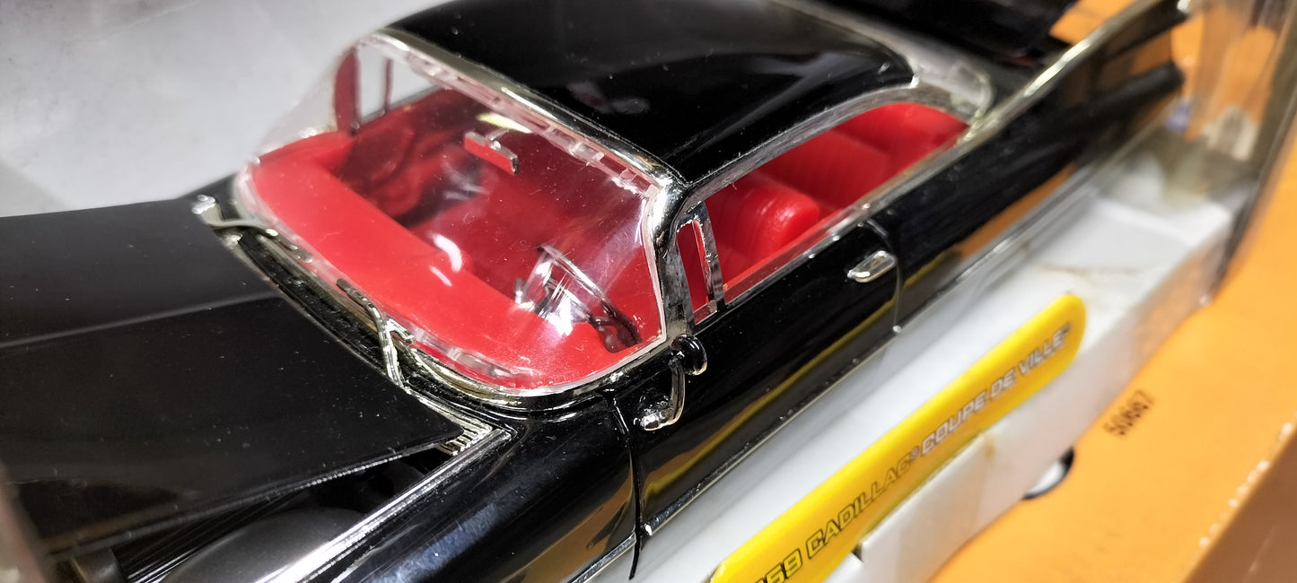 Jada Toys 1/24 Cadillac Coupe Deville 1959 Black Dub City