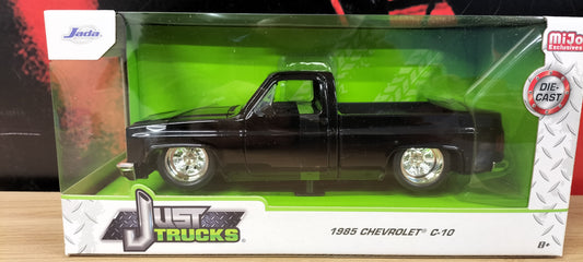 Jada Toys 1/24 Chevy C-10 Black 1985 Just Truck