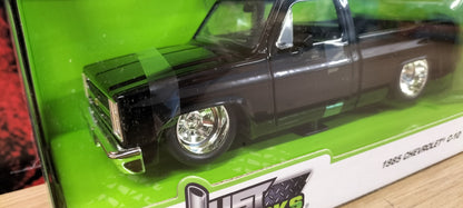 Jada Toys 1/24 Chevy C-10 Black 1985 Just Truck