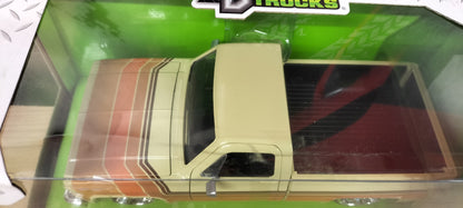 Jada Toys 1/24 Chevy C-10 Beige Brown Strips 1985 Just Truck