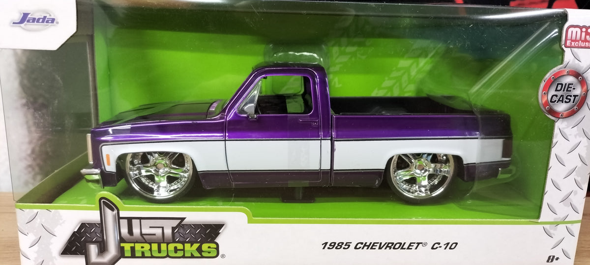 Jada Toys 1/24 Chevy C-10 Purple White 1985 Just Truck