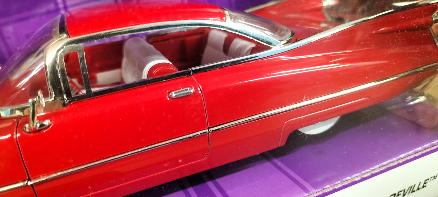Jada Toys 1/24 Cadillac Coupe Deville 1959 Red Big Time Muscle